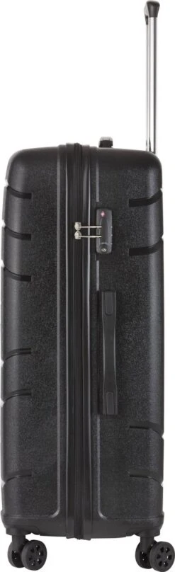 TravelZ Big Bars Reiskoffer 78 Cm Met Dubbele Wielen - Trolley Koffer Met TSA-slot - Zwart -Koffer Winkel 367x1200 2