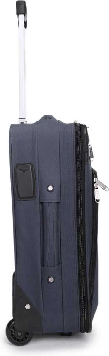 Decent Basic-Line Medium Trolley 63 Cm - Donkerblauw 4 Decent Basic-Line Medium Trolley 63 Cm - Donkerblauw - Afbeelding 2