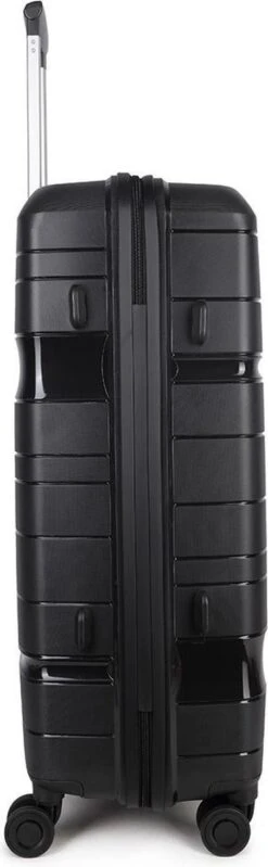 Decent ONE-CITY Large Koffer - 76 Cm - TSA Slot - Zwart -Koffer Winkel 371x1200