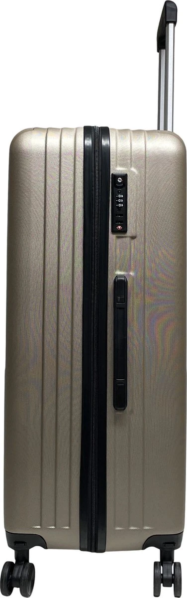 Royalty Rolls Amsterdam XL Reiskoffer 78 Cm - 98 Liter - Champagne 6 Royalty Rolls Amsterdam XL Reiskoffer 78 Cm - 98 Liter - Champagne - Afbeelding 4