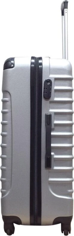 Castillo Quadrant 2 Delige ABS Kofferset (XL + S) - Zilver -Koffer Winkel 376x1200 5