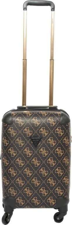 Guess Berta 18 In 4 Wheeler Dames Reiskoffer - Bruin -Koffer Winkel 388x1200