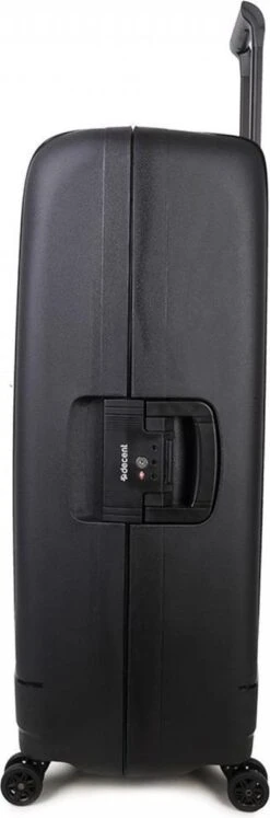 Decent Transit Medium Koffer - 70 Cm - Zwart 24 Decent Transit Medium Koffer - 70 Cm - Zwart -Koffer Winkel 397x1200