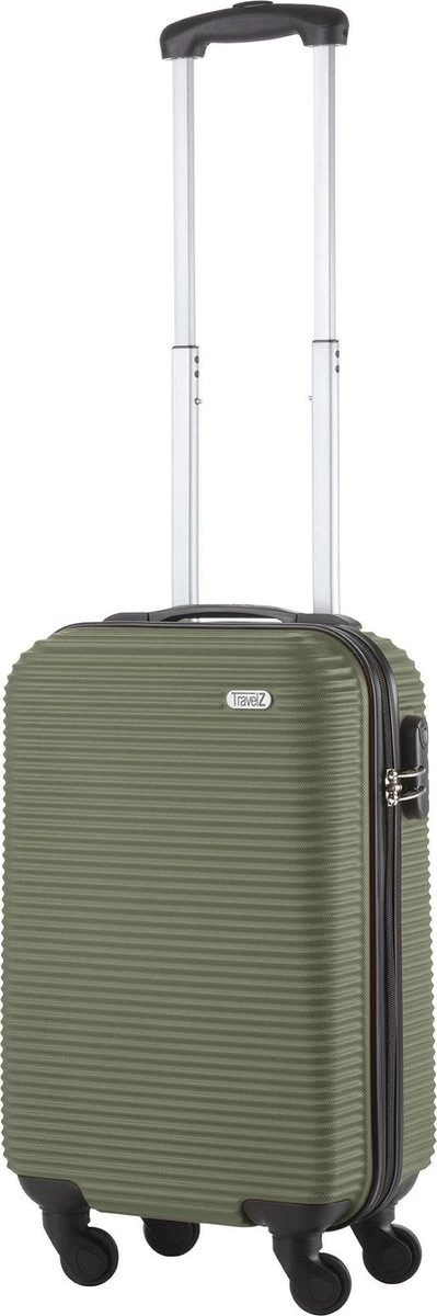 TravelZ Horizon Handbagagekoffer - 54cm Handbagage Trolley Met Gevoerde Binnenkant - Groen 6 TravelZ Horizon Handbagagekoffer - 54cm Handbagage Trolley Met Gevoerde Binnenkant - Groen - Afbeelding 4