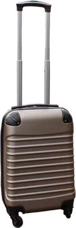 Travelerz Kofferset 3 Delig Met Wielen En Cijferslot - Handbagage Koffers - ABS - Champagne -Koffer Winkel 403x1200 3