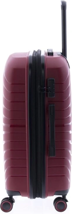 Gladiator Kick-Off Middelgrote Koffer Expandable - 67 Cm - 72/90 Liter - Eco Friendly Recyclebaar PP - Rood -Koffer Winkel 405x1200 9