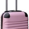 Travelerz Lichtgewicht ABS Reiskoffer Met Cijferslot Licht Roze 27 Liter 2 Travelerz Lichtgewicht ABS Reiskoffer Met Cijferslot Licht Roze 27 Liter -Koffer Winkel 410x1200