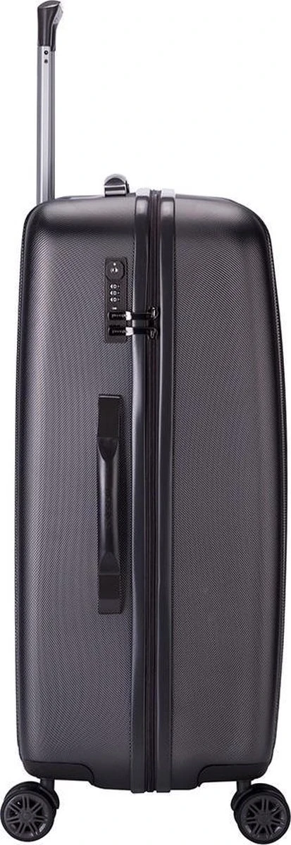 Decent Tranporto-One Grote Koffer - 76 Cm - TSA Slot - Anthracite 4 Decent Tranporto-One Grote Koffer - 76 Cm - TSA Slot - Anthracite - Afbeelding 2