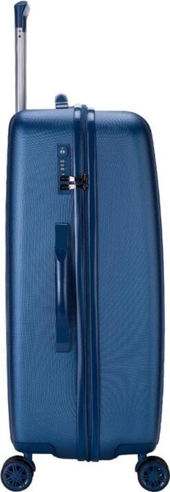 Decent Tranporto-One Grote Koffer - 76 Cm - TSA Slot - Dark Blue -Koffer Winkel 417x1200 5