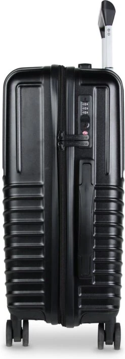 Merkloos Reiskoffer - 20 Inch - USB Aansluiting - Zwart - Handbagage -Koffer Winkel 418x1200 3