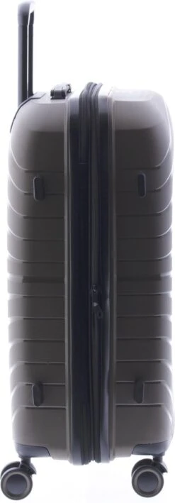 Gladiator Kick-Off Middelgrote Koffer Expandable - 67 Cm - 72/90 Liter - Eco Friendly Recyclebaar PP - Khaki Groen -Koffer Winkel 418x1200 7