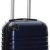 Travelerz Handbagage Koffer Met Wielen 27 Liter - Lichtgewicht - Cijferslot - Donker Blauw