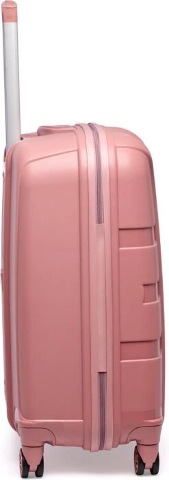 ©TROLLEYZ - Paris No.5 - Reiskoffer - 69cm Met TSA Slot - Dubbele Wielen - 360° Spinners - 100% Polypropyleen - Reiskoffer In Rose Blush -Koffer Winkel 423x1200 5