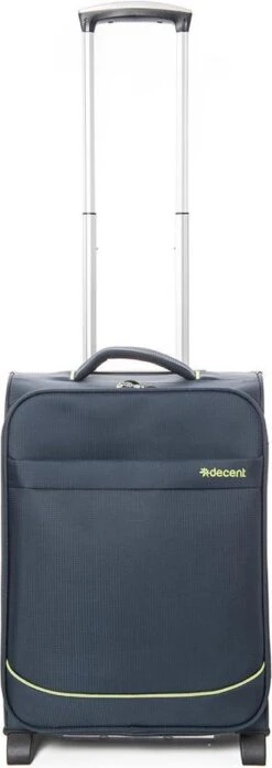 Decent Handbagage Koffer / Trolley / Reiskoffer - 50 Cm - 35 Liter - Polyester - Super-Light - Blauw