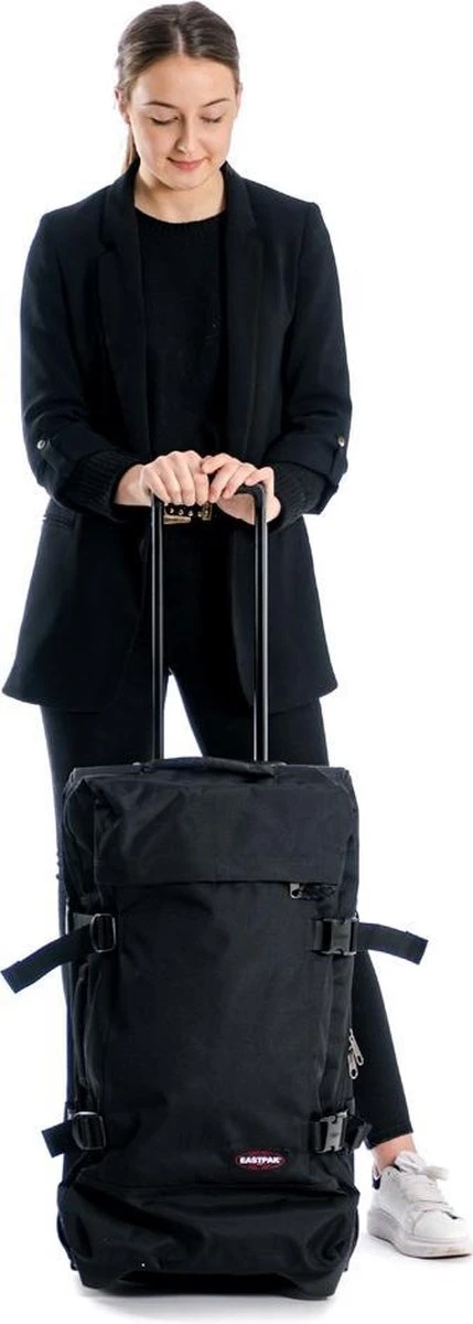 Eastpak TRANVERZ M Reiskoffer (67 X 35.5 X 30 Cm) - Black 20 Eastpak TRANVERZ M Reiskoffer (67 X 35.5 X 30 Cm) - Black - Afbeelding 18