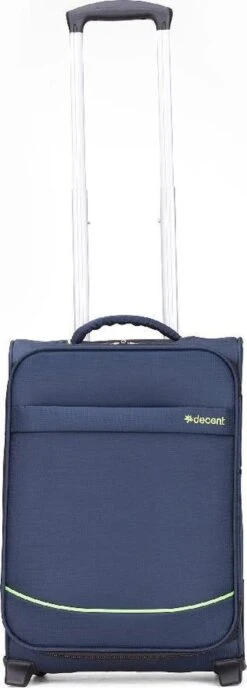 Decent Handbagage Koffer / Trolley / Reiskoffer - 50 Cm - 35 Liter - Polyester - Super-Light - Blauw -Koffer Winkel 431x1200 1