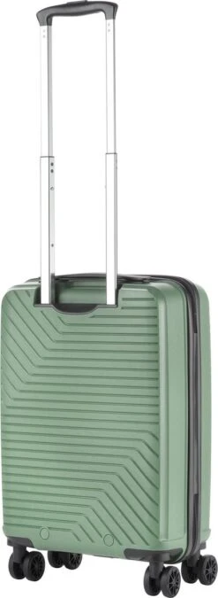 CarryOn Transport Handbagagekoffer - USB Handbagage 55cm - OKOBAN - Dubbele Wielen - Olijf -Koffer Winkel 439x1200 7