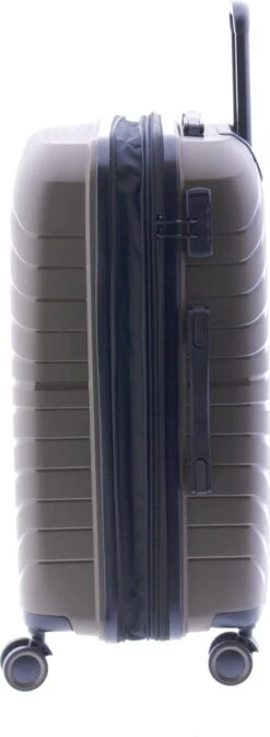 Gladiator Kick-Off Middelgrote Koffer Expandable - 67 Cm - 72/90 Liter - Eco Friendly Recyclebaar PP - Khaki Groen -Koffer Winkel 441x1200 10