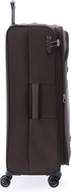 Gladiator Siroco L Grote Koffer 78 Cm - 115 Liter - Expandable - TSA Slot - Bruin -Koffer Winkel 444x1200 3