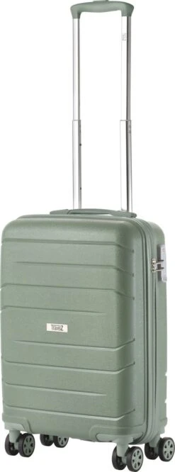 TravelZ Big Bars Handbagagekoffer 55cm Met TSA-slot - Ultrasterk - Olijf