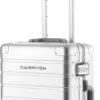 CarryOn ULD Handbagage - Luxe Aluminium Trolley 55cm - Dubbel TSA Slot - Dubbele Wielen - Aluminium