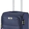 TravelZ Softspinner TSA Handbagagekoffer 55cm - Zachte Reiskoffer Dubbele Wielen – Blauw -Koffer Winkel 453x1200 3