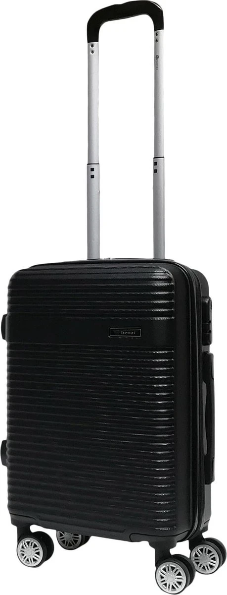 Benzi Munera Handbagage Koffer - 55 Cm - Zwart 3 Benzi Munera Handbagage Koffer - 55 Cm - Zwart