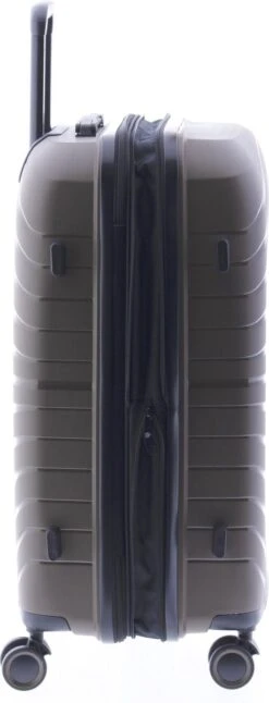 Gladiator Kick-Off Middelgrote Koffer Expandable - 67 Cm - 72/90 Liter - Eco Friendly Recyclebaar PP - Khaki Groen -Koffer Winkel 459x1200 7