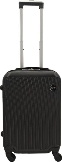 SB Travelbags Kofferset - 2 Delige -Zwart - 65cm/55cm 13 SB Travelbags Kofferset - 2 Delige -Zwart - 65cm/55cm -Koffer Winkel 461x1200 6