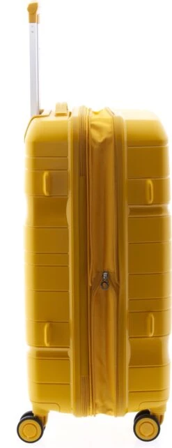 Gladiator Boxing Middelgrote Koffer Expandable 67 Cm 70/80 Liter TSA Slot - Kurkumageel -Koffer Winkel 462x1200 5