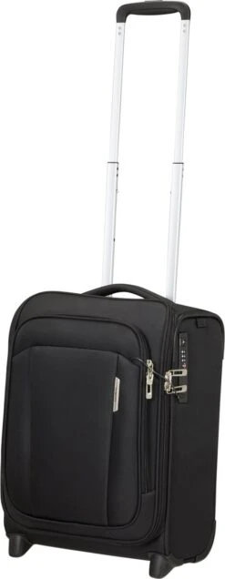 Samsonite Reiskoffer - Respark Upright 45/16 Underseater (Handbagage) Ozone Black 11 Samsonite Reiskoffer - Respark Upright 45/16 Underseater (Handbagage) Ozone Black -Koffer Winkel 466x1200