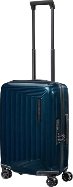 Samsonite Reiskoffer - Nuon Spinner 55/20 Exp (Handbagage) Metallic Dark Blue -Koffer Winkel 468x1200 4