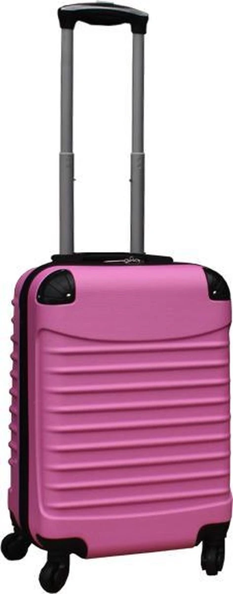 Travelerz Kofferset 3 Delig Met Wielen En Cijferslot - Handbagage Koffers - ABS - Licht Roze 8 Travelerz Kofferset 3 Delig Met Wielen En Cijferslot - Handbagage Koffers - ABS - Licht Roze - Afbeelding 6