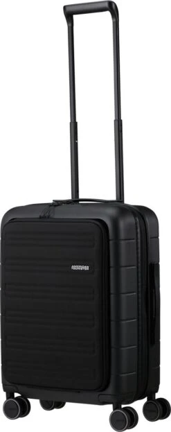 American Tourister Reiskoffer Met Laptopvak - Novastream Spin. 55/20 Tsa Exp Smart (Handbagage) Dark Slate -Koffer Winkel 476x1200 2