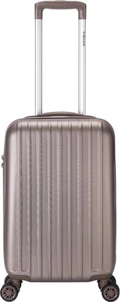 Decent Handbagage Koffer Tranporto - Formaat 55 X 35 X 20 Cm Kleur - Champagne -Koffer Winkel 479x1200 7