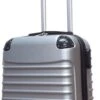 Castillo Quadrant S Handbagage Koffer - Zilver -Koffer Winkel 486x1200