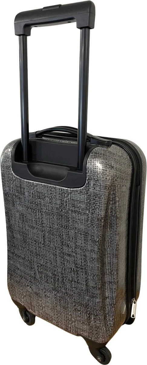 Leonardo Handbagage Koffer 51x31x20 - Hardcase - Cijferslot - Reiskoffer - Lichtgewicht Koffer - Grey 5 Leonardo Handbagage Koffer 51x31x20 - Hardcase - Cijferslot - Reiskoffer - Lichtgewicht Koffer - Grey - Afbeelding 3