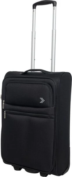 Travelbags Handbagage Zachte Koffer / Trolley / Reiskoffer - The Base - 55 Cm - Zwart 20 Travelbags Handbagage Zachte Koffer / Trolley / Reiskoffer - The Base - 55 Cm - Zwart -Koffer Winkel 487x1200 1