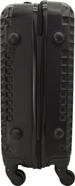 SB Travelbags Handbagage Koffer 51cm 4 Wielen Trolley - Zwart 14 SB Travelbags Handbagage Koffer 51cm 4 Wielen Trolley - Zwart -Koffer Winkel 487x1200 3