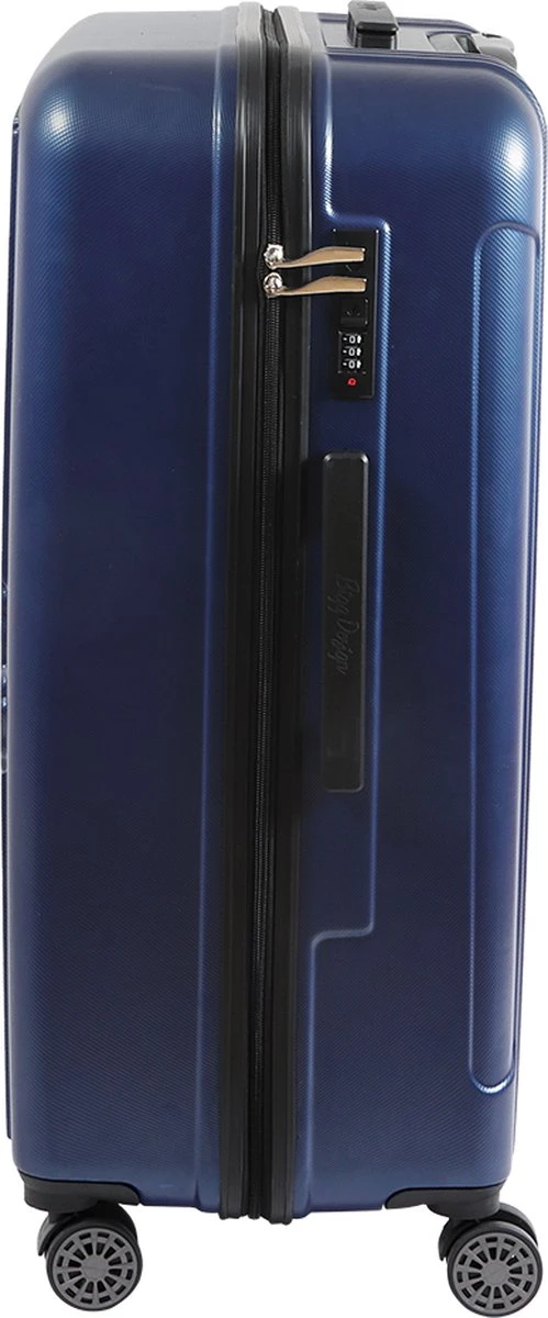 Handbagage Koffer 22"- Reiskoffer Met Wielen - Handbagage Trolley -Harde Reiskoffer- Trolley Met Gevoerde Binnekant- Marineblauw 5 Handbagage Koffer 22"- Reiskoffer Met Wielen - Handbagage Trolley -Harde Reiskoffer- Trolley Met Gevoerde Binnekant- Marineblauw - Afbeelding 3