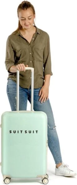 SUITSUIT - Fabulous Fifties - Luminous Mint - Reiskoffer (66 Cm) 33 SUITSUIT - Fabulous Fifties - Luminous Mint - Reiskoffer (66 Cm) -Koffer Winkel 500x1200 2
