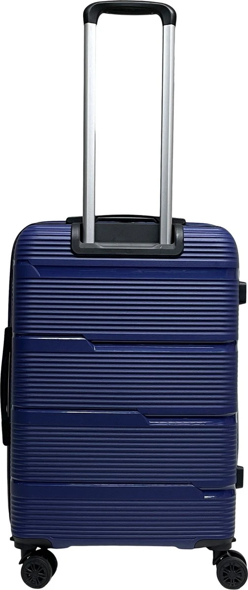 Benzi Izeda Middelgrote Koffer - 65 Cm - 65 Liter - Blauw 5 Benzi Izeda Middelgrote Koffer - 65 Cm - 65 Liter - Blauw - Afbeelding 3