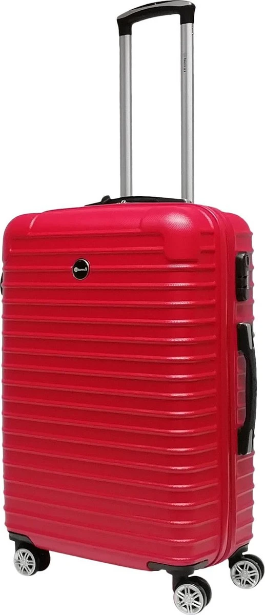 Benzi Barra Medium Koffer - 65 Cm - Rood 3 Benzi Barra Medium Koffer - 65 Cm - Rood