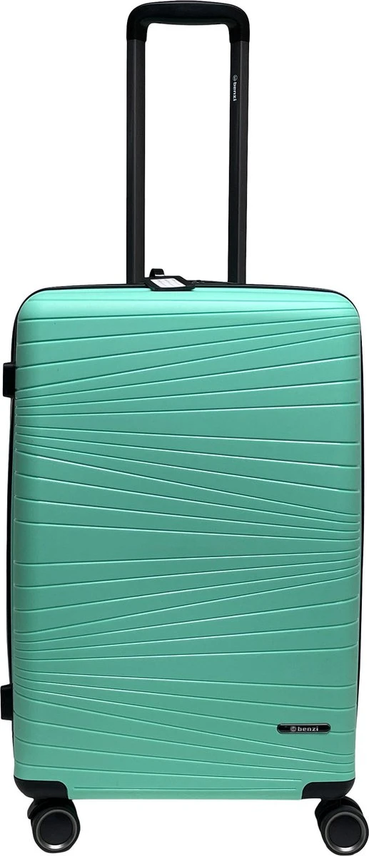 Benzi Barco Middelgrote Koffer - 65 Cm - 65 Liter - Mintgroen 6 Benzi Barco Middelgrote Koffer - 65 Cm - 65 Liter - Mintgroen - Afbeelding 4