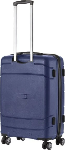 TravelZ Big Bars Reiskoffer 68 Cm Met Dubbele Wielen - Trolley Koffer Met TSA-slot - Blauw -Koffer Winkel 518x1200 6