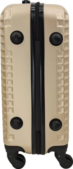 SB Travelbags Handbagage Koffer 51cm 4 Wielen Trolley - Champagne -Koffer Winkel 519x1200 1