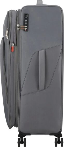 American Tourister Reiskoffer - Summerfunk Spinner 79cm - Titanium Grey -Koffer Winkel 523x1200 2