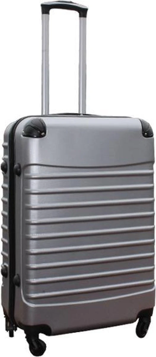 Travelerz Kofferset 3 Delig Met Wielen En Cijferslot - ABS - Zilver (228-) 4 Travelerz Kofferset 3 Delig Met Wielen En Cijferslot - ABS - Zilver (228-) - Afbeelding 2