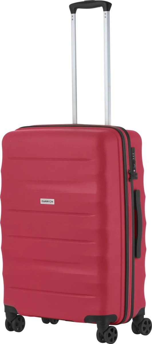 CarryOn Porter ® Reiskoffer - 66cm Trolley Met TSA-slot - OKOBAN Registratie - Rood 3 CarryOn Porter ® Reiskoffer - 66cm Trolley Met TSA-slot - OKOBAN Registratie - Rood