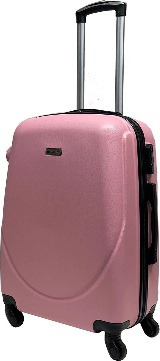 Castillo Travelerz 4 Delige ABS Kofferset - Roze 9 Castillo Travelerz 4 Delige ABS Kofferset - Roze - Afbeelding 7